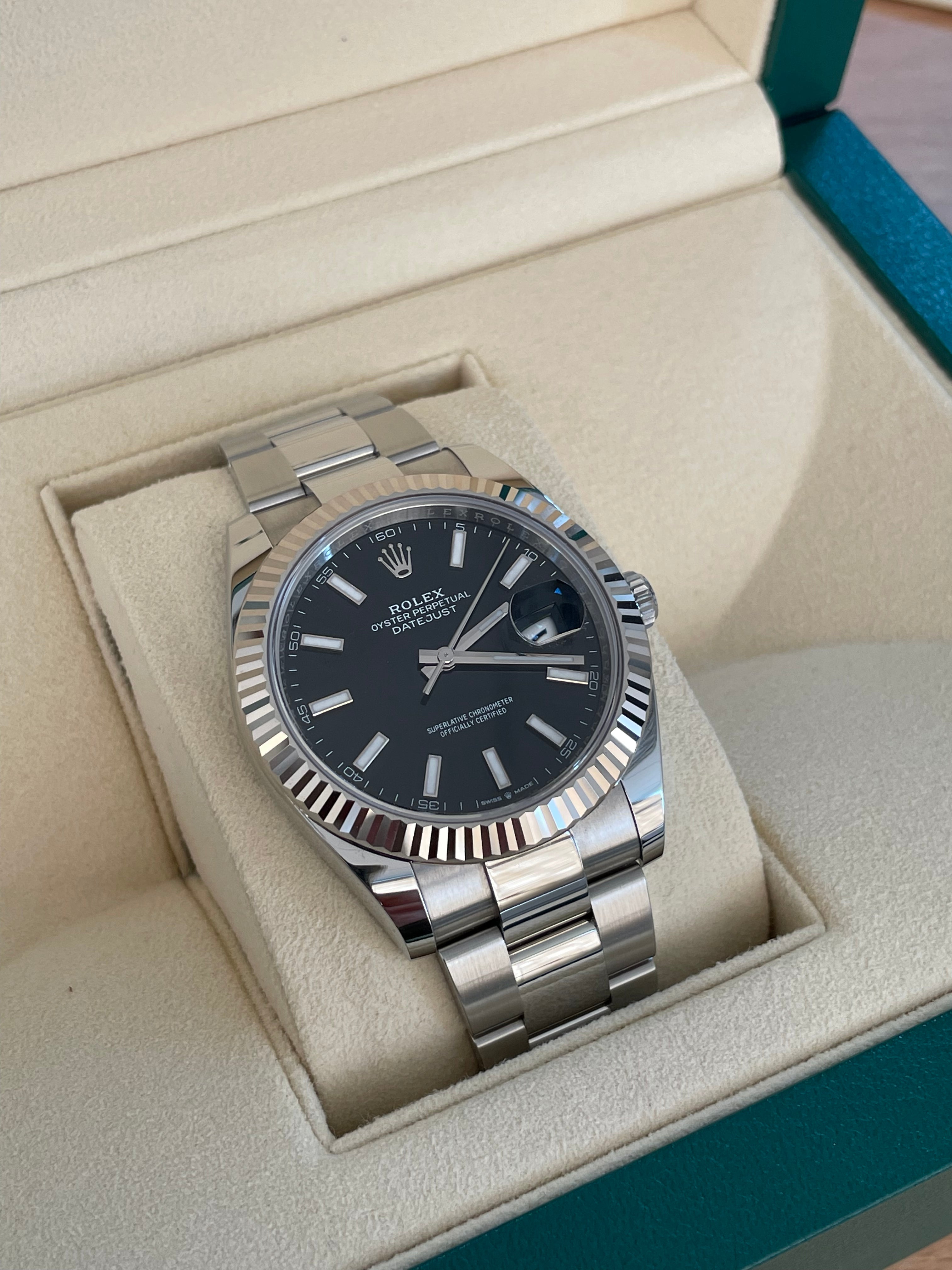 Rolex datejust wrist discount shot