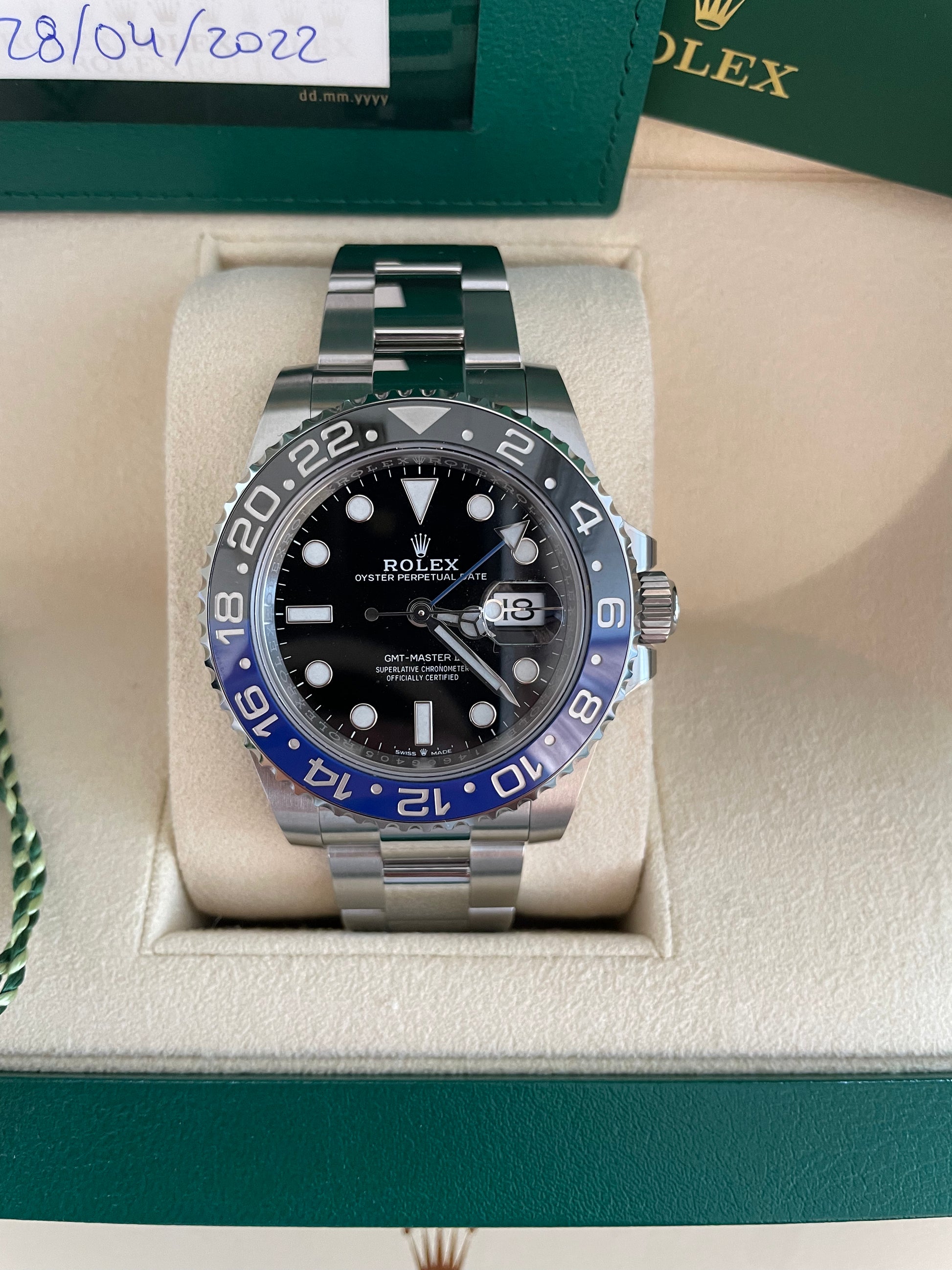 Rolex GMT MASTER II Batman StevensJewelleryandwatches